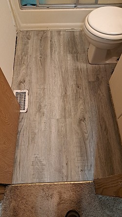 Laminate vinal planking (LVP)