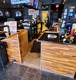 removed a section of granite bar