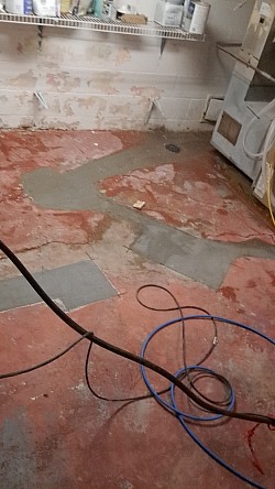 plumbing repair before resurfacing