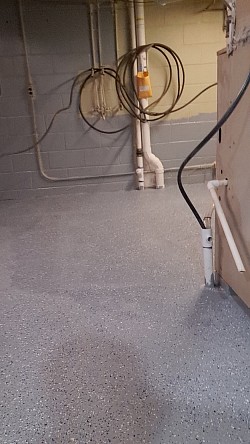 Resurfaced and epoxy sealed