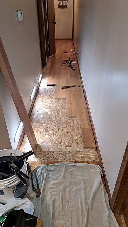 Laminate wood planking