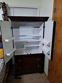 Old tv cabnet turned to armware