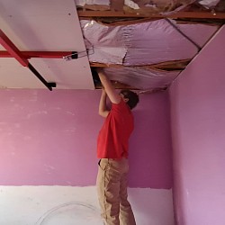 My oldest son learning some new skills