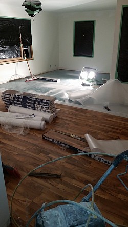 Laminate wood planking