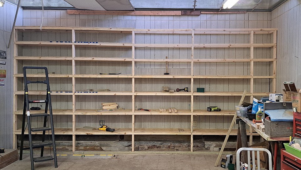 Just like new. Didn't get a picture after closing off the bottom but you get the idea. Went with two 16