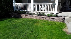 They must have thought i did a pretty good job on there little flower bed because when i was done they asked me to build them a bathroom. If you visit the bathroom page it'll be the one that gets repainted not so bright pink